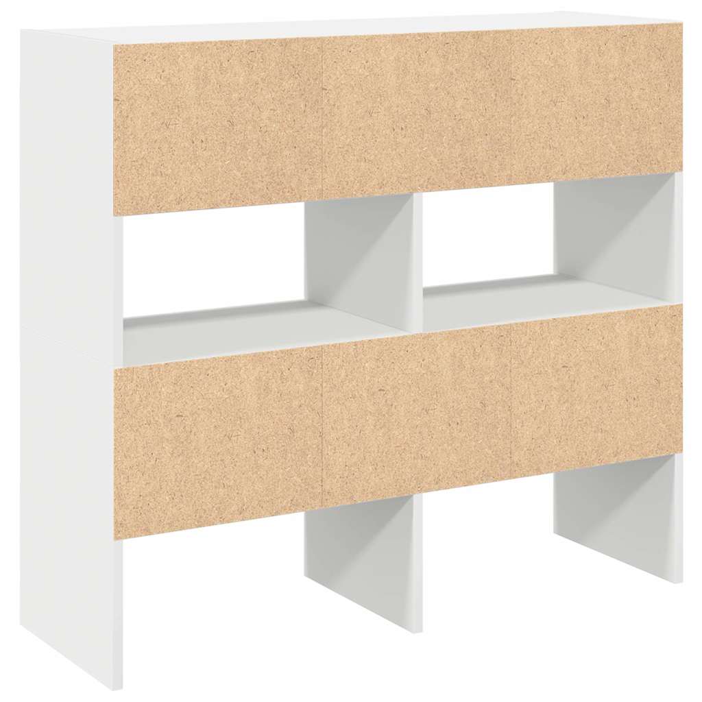 Shoe racks stackable pcs. 89.5x30x40 cm - white, 2, 1 - number 6.