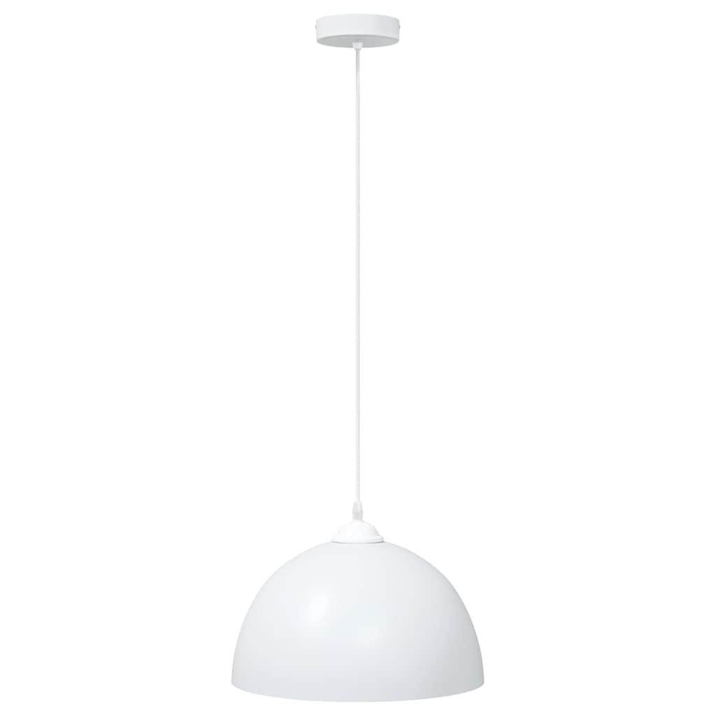 Pendant lights 2 pcs height adjustable e27 ø 30 cm metal - 1, white - number 5.