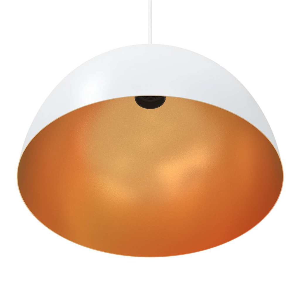 Pendant lights 2 pcs height adjustable e27 ø 30 cm metal - 1, white - number 10.