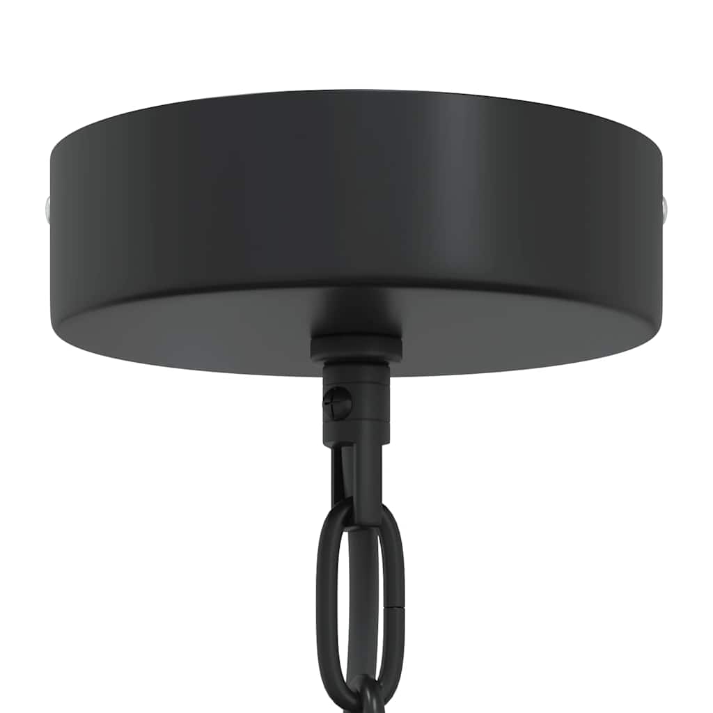 Lampe à suspension e27 ø 31 cm fer noir - number 7.