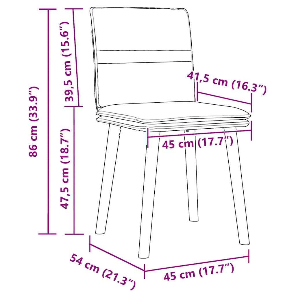 Stolice za blagovaonice pcs. tkanina - plava, 6 - number 9.