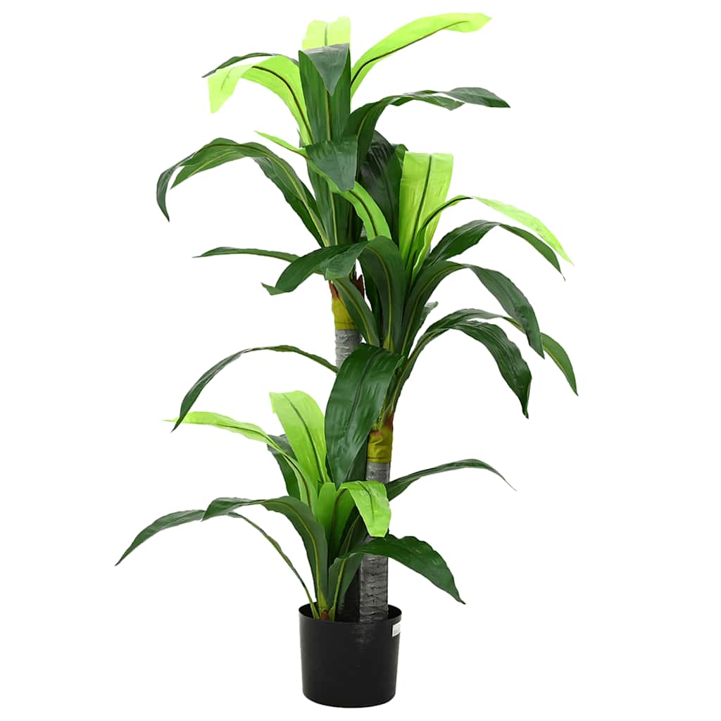 Dracaena bois artificiel 36 feuilles de 120 cm verts - number 1.