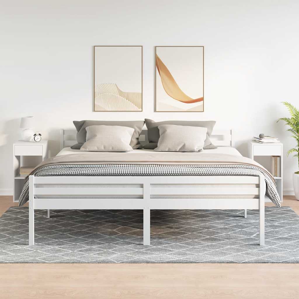 Noćni ormarići s ladicom kom. 35x34x66,5 cm - bijela, 2 - number 3.