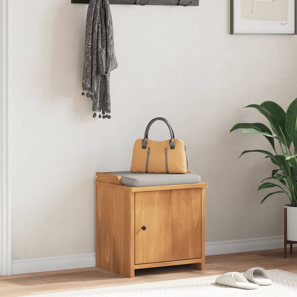 Entrébænk sandnes 45x40x50 cm massivt fyrretræ - akacie - number 1.