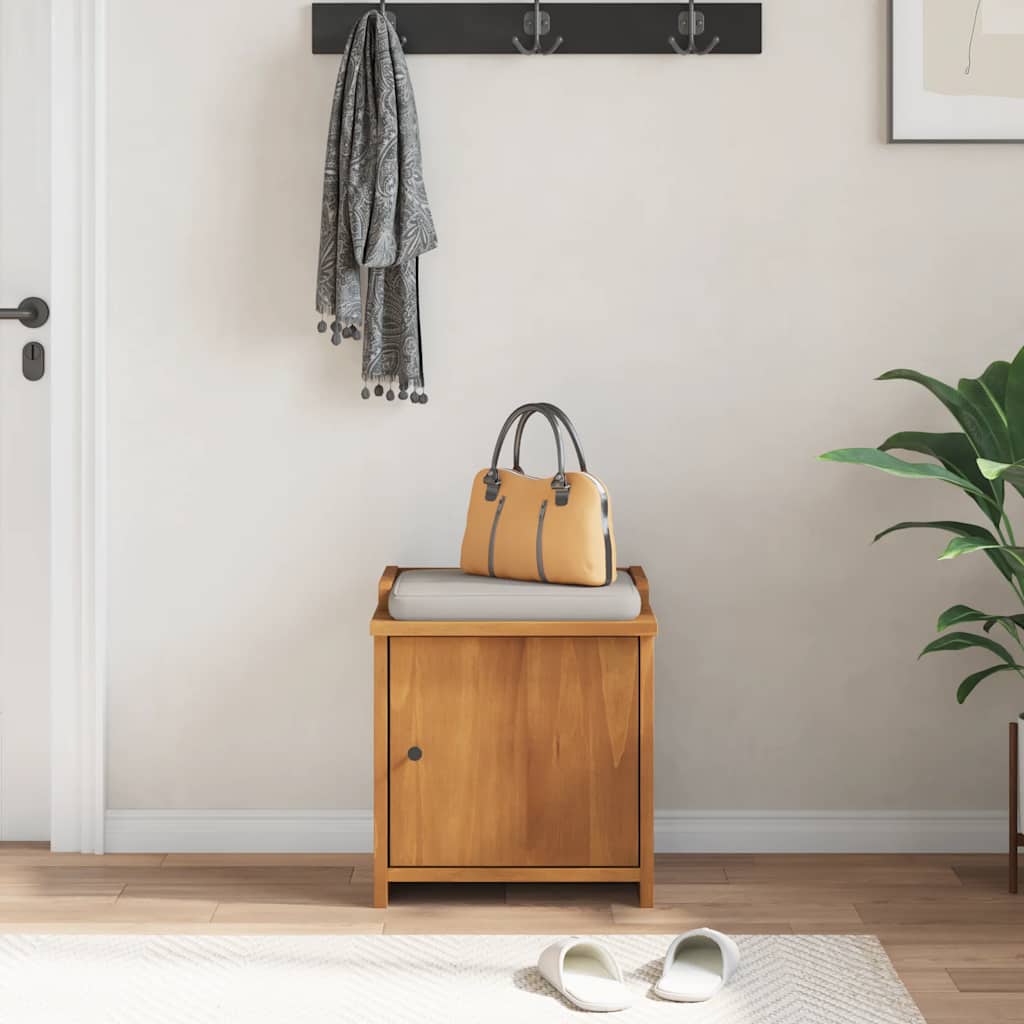 Sandes bench bench 45x40x50 cm stałą sosna - acacia - number 4.