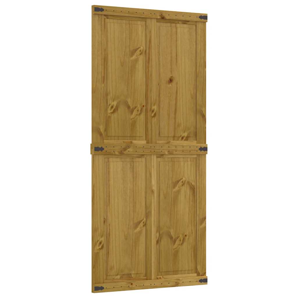 Skydedør corona massivt fyrretræ - 90 x 210 cm, 1 - number 2.
