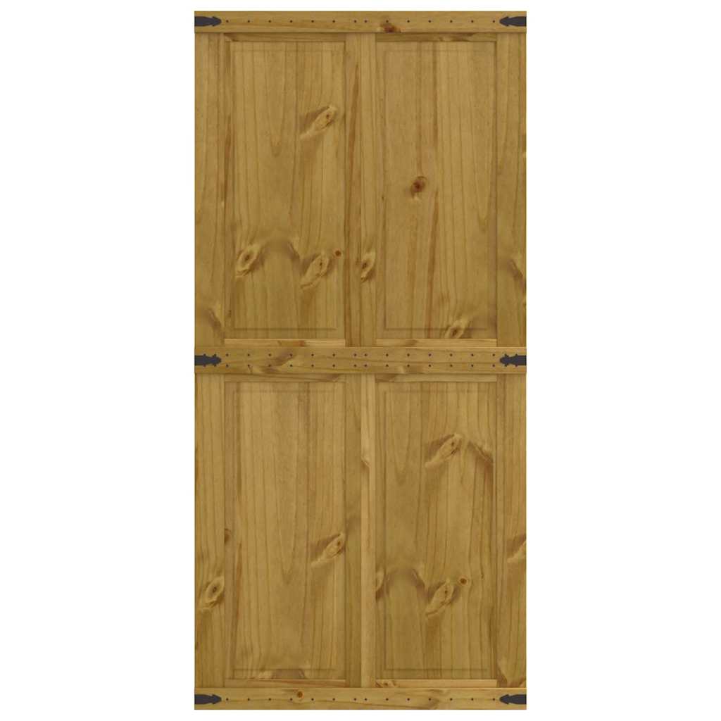 Skydedør corona massivt fyrretræ - 90 x 210 cm, 1 - number 3.