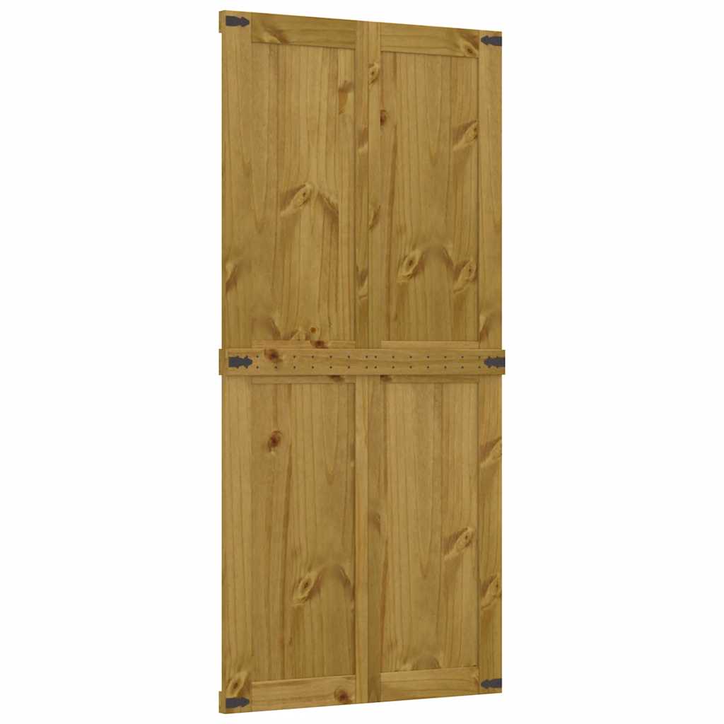 Skydedør corona massivt fyrretræ - 90 x 210 cm, 1 - number 5.