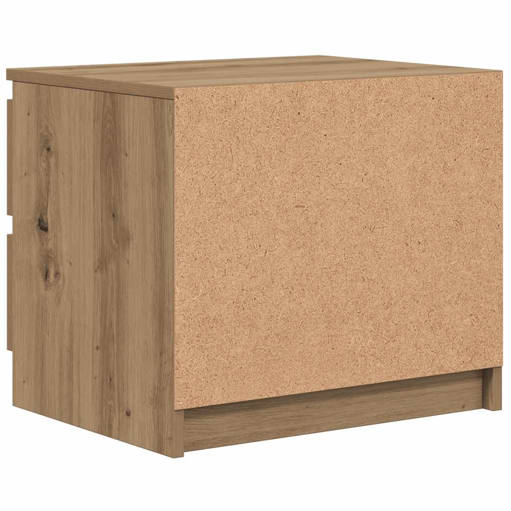 Nattbord pc. 50x40x43,5 cm kunstig eik - håndverkseik, 2 - number 7.