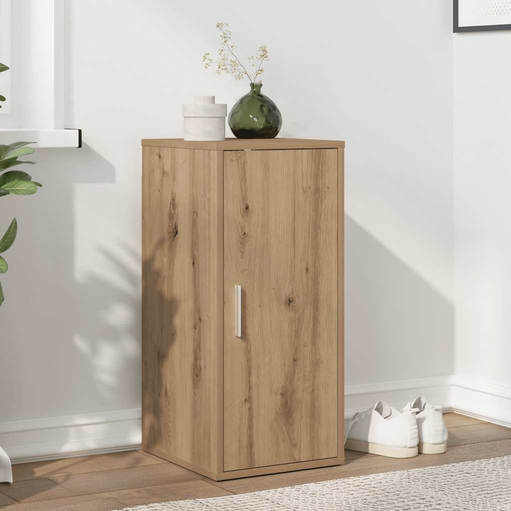 Ormarić za cipele 32x35x70 cm izrađeno drvo umjetni hrast - umjetni hrast, 1 - number 1.