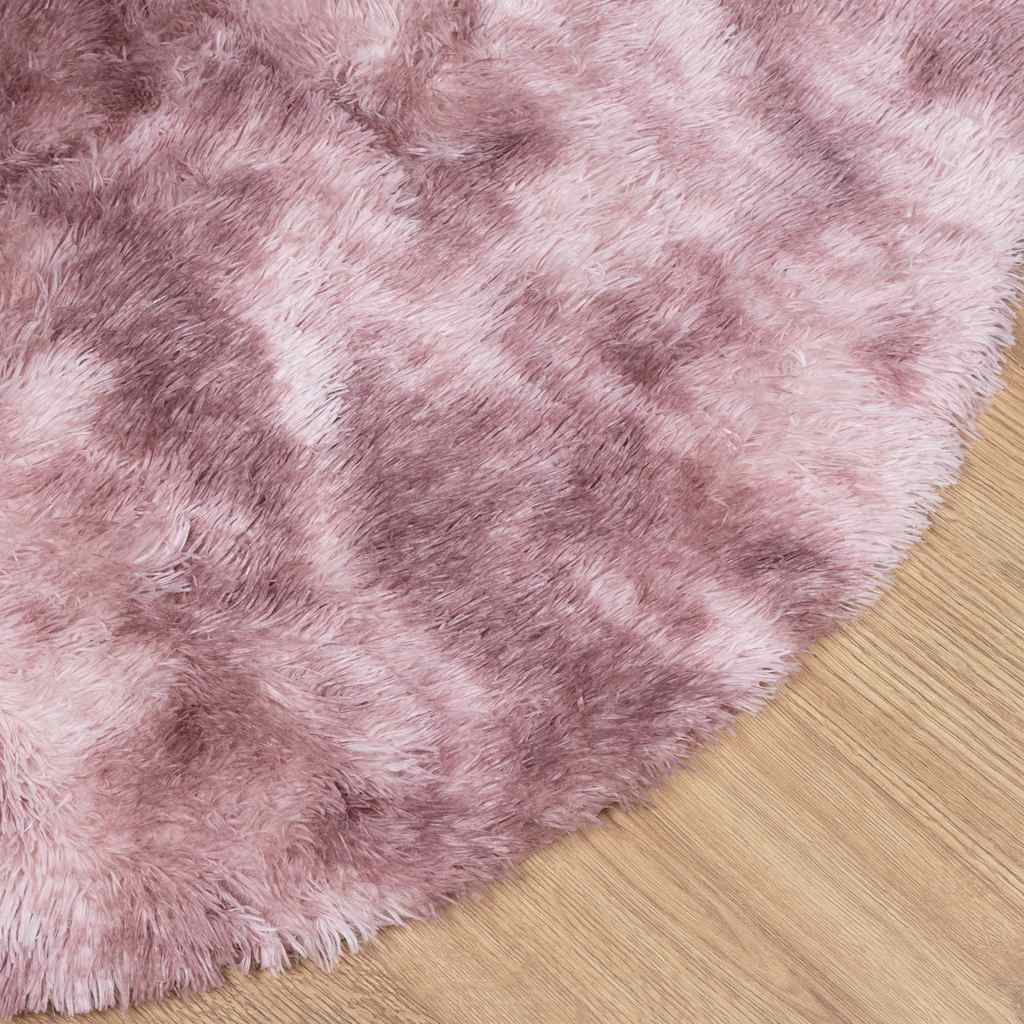 Tapis hirsute navarra high luv dusty rosa - rose poussiéreux, 300 x 200 cm, ovale - number 4.