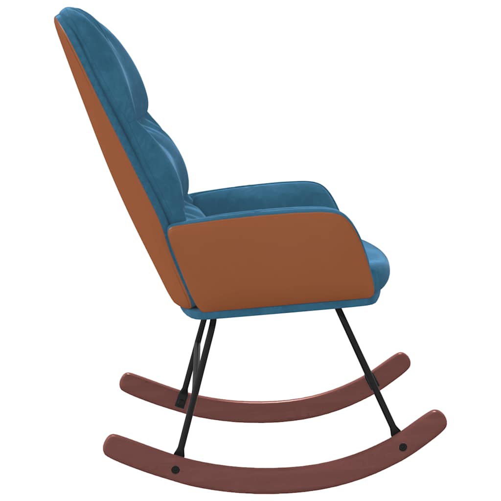 Krzesło aksamitne - niebieski, 1, bez podnóżka - number 4.