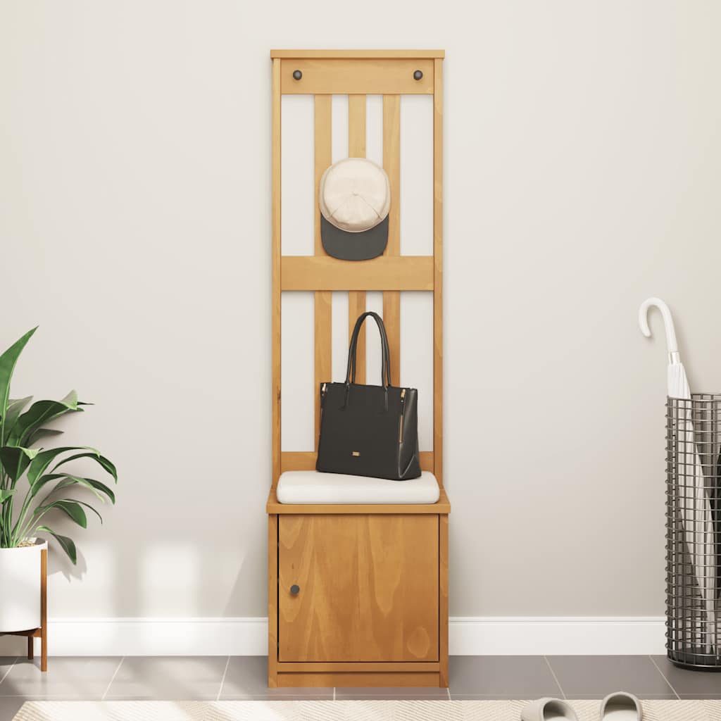 Hall wood sands 45x40x159,5 cm sined pine - akacie, 45 x 40 x 159,5 cm - number 3.