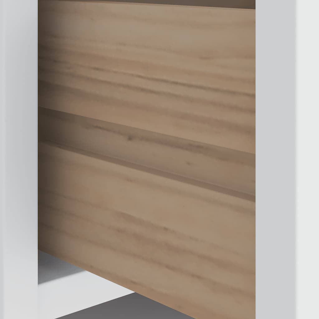 Entrébænk sandnes 87x40x50 cm massivt fyrretræ - hvid - number 10.