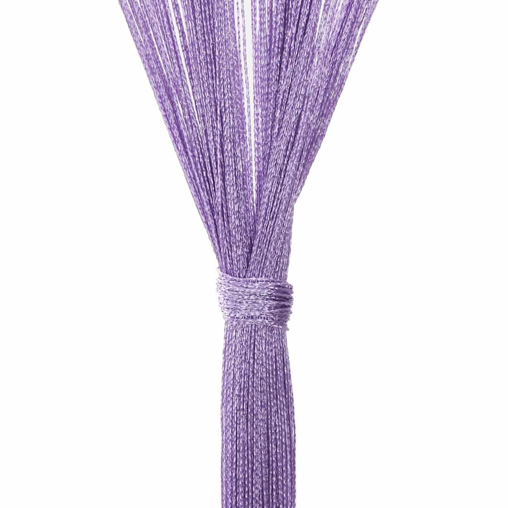 Trådgardiner stk. 100x250 cm - lilla, 100 cm, 2 - number 7.