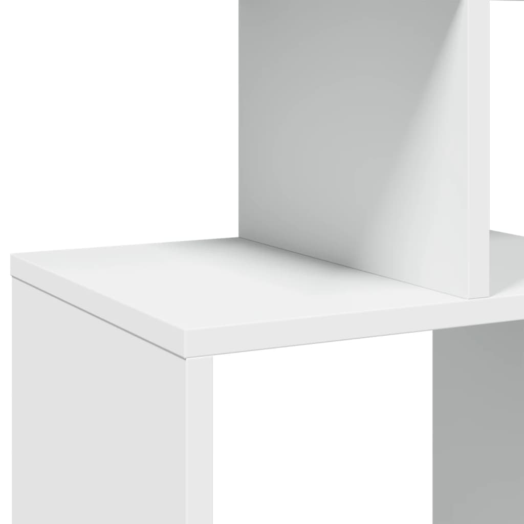 Bogreol 92x29x188 cm konstrueret træ - hvid, 1, 188 cm - number 9.