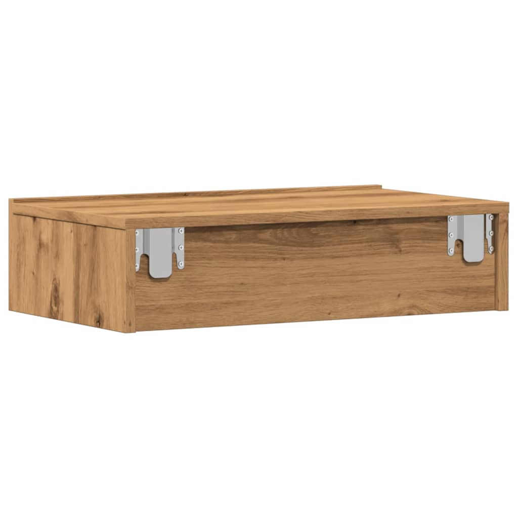 Tv-borde stk. med led-lys 60x35x15,5 cm kunsteg - artisan eg, 2, 60 cm - number 9.