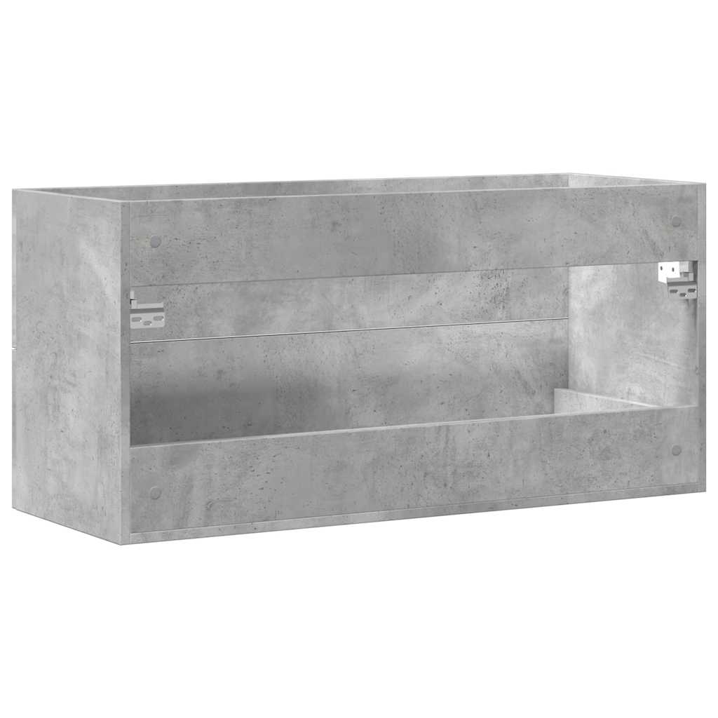 Ormar za pranje 100x38,5x48 cm iveral - beton siva - number 7.