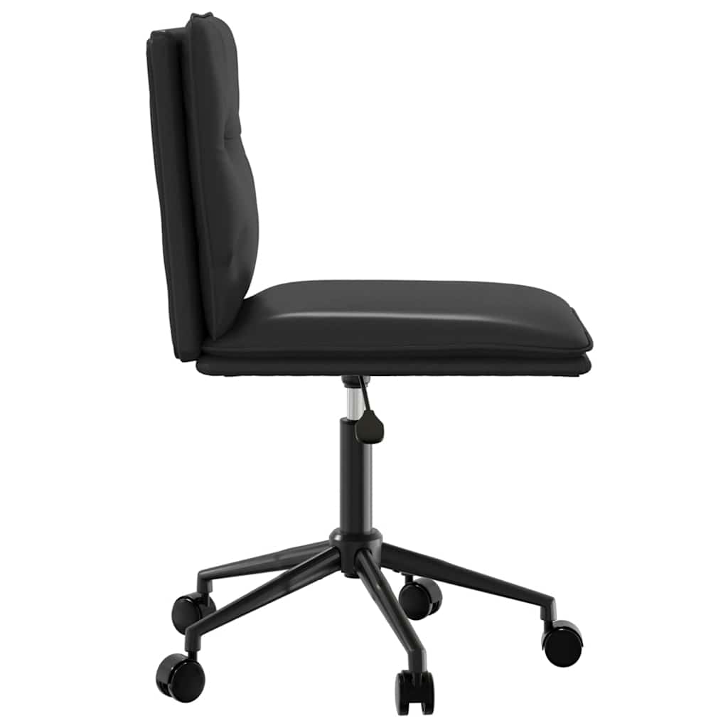 Krzesła stołowe do jadalni komputery. sztuczna skóra - czarna, 2 - number 5.