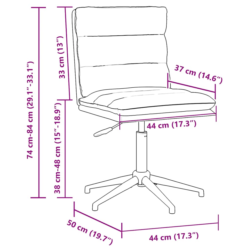 Spisebordsstole stk. kunstlæder - grå, 2 - number 10.