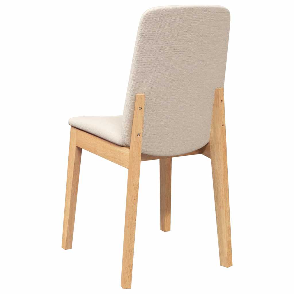 Stolice za trčanje s jastucima s jastucima. čvrsto gumeno stablo - prirodna boja i lagana, 2 - number 7.