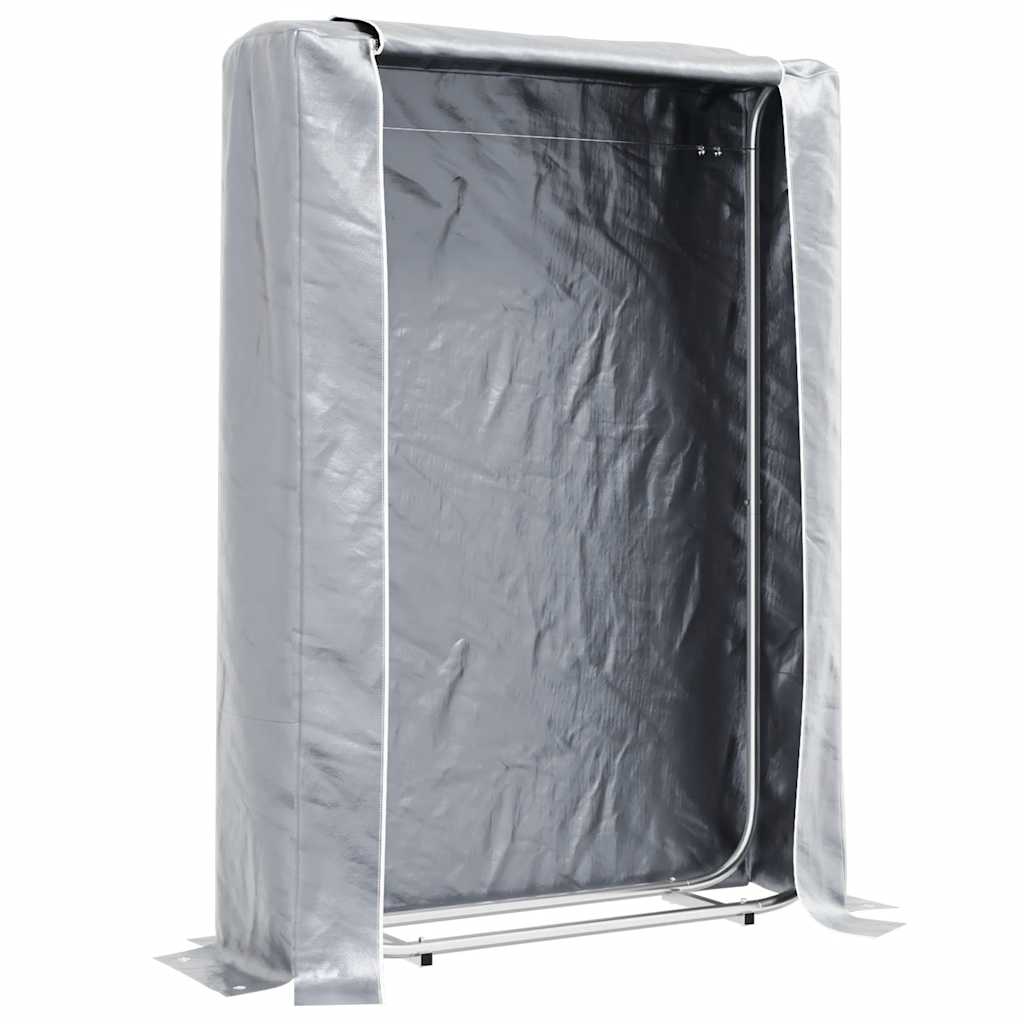 Burning rack galvanized steel - 100 x 25 x 150 cm, with rainbag - number 2.