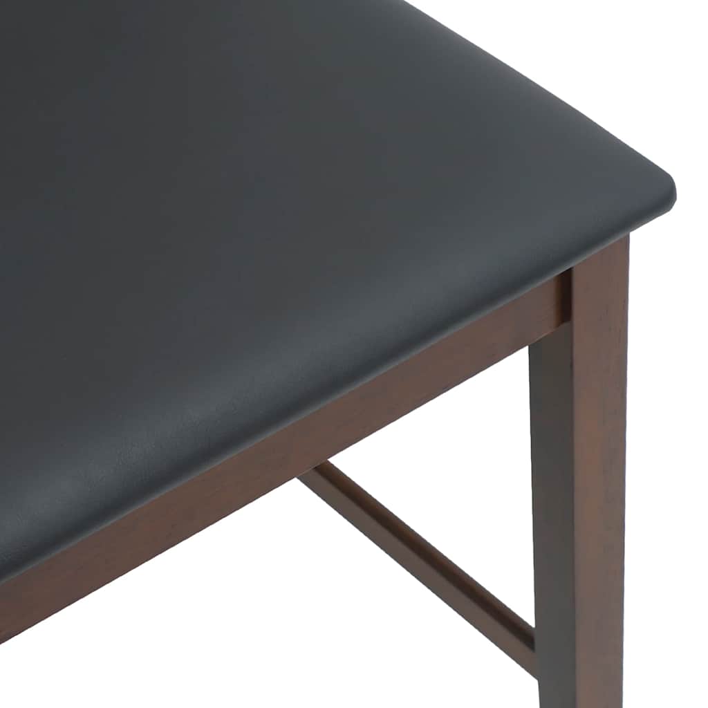 Stook barowy z poduszkami 2 szt. brązowy drzewo gumowe - number 8.