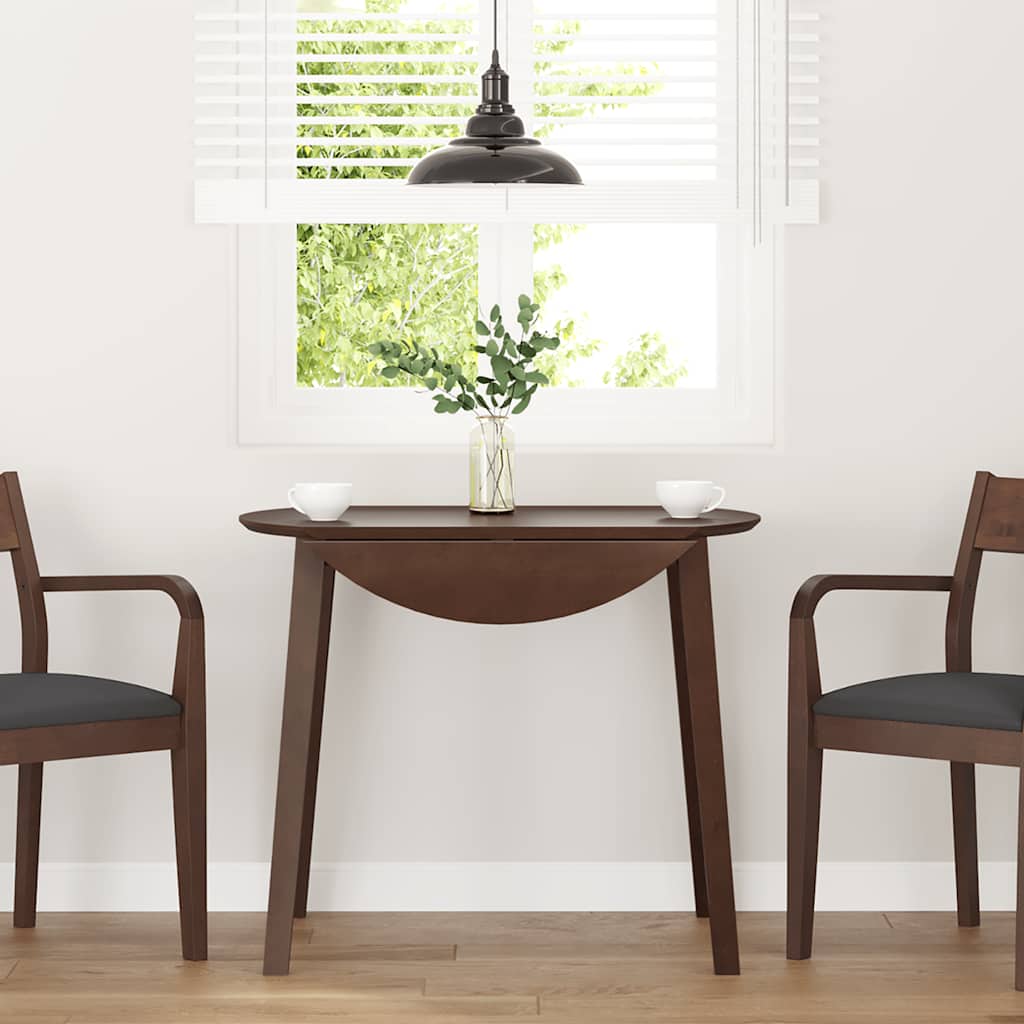 Spisebord massivt gummitræ brun - lysebrun, 1 - number 1.