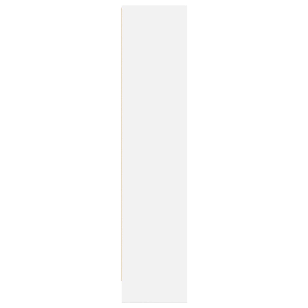 Bogreol 60x24x109 cm konstrueret træ - hvid, 1, 109 cm, 60 cm - number 5.