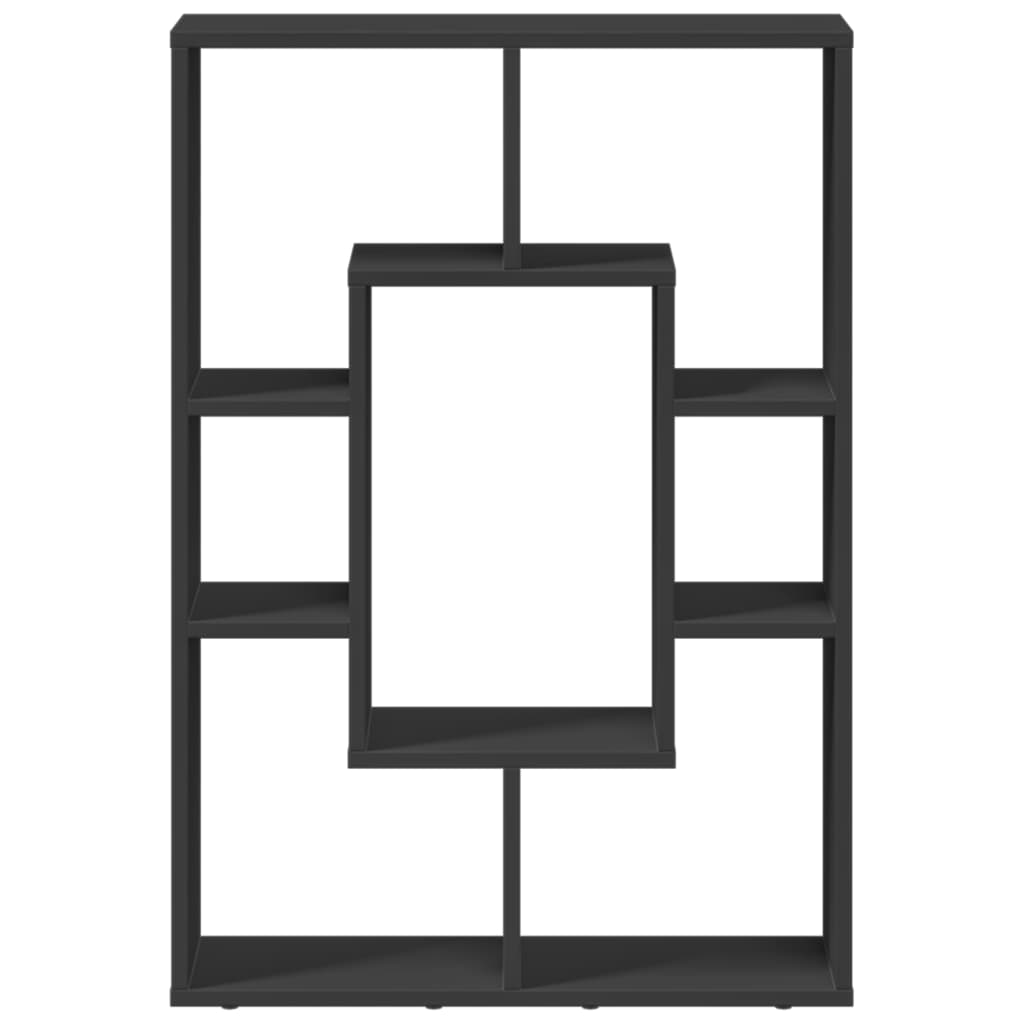 Bokhylle 63x20x90 cm konstruert tre - svart, 1, ooo 1 - number 5.