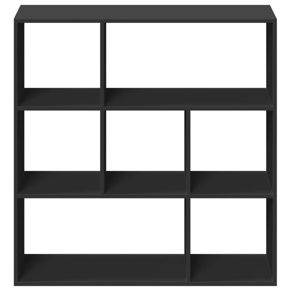 Bogreol/rumdeler 102x29x103,5 cm konstrueret træ - sort, 1, 103.5 cm, 102 cm - number 5.