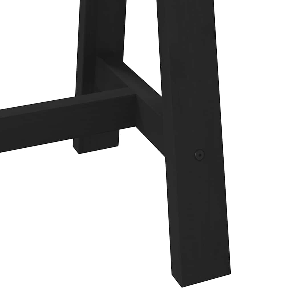 Skrivebord noain a-formede ben 120x50x75cm heltre furu - number 7.