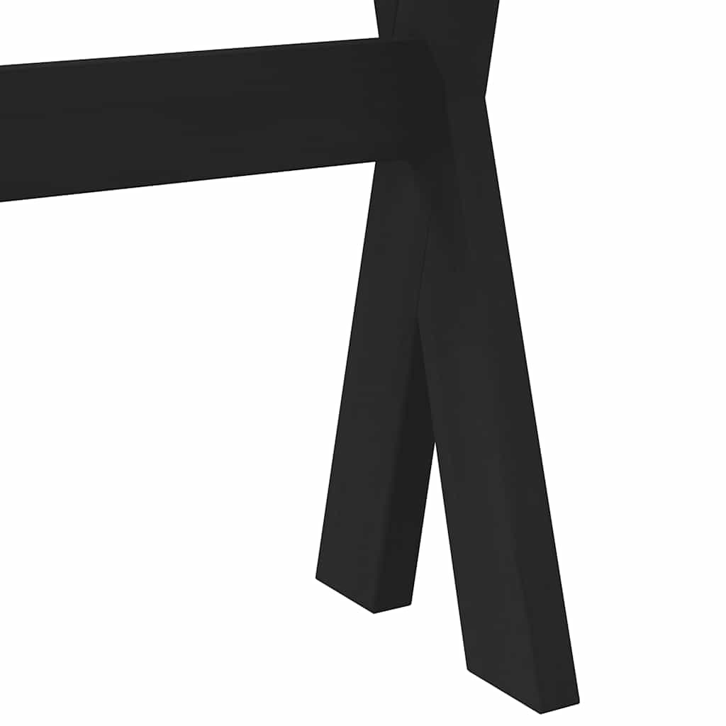 Konsolbord noain x-formede ben 120x30x75cm massivt træ fyrretræ - number 7.