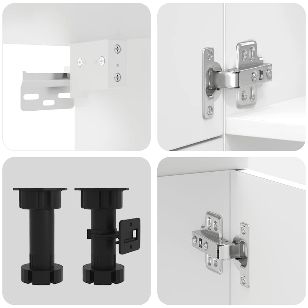 7 dele køkkenskabssæt kalmar konstrueret træ - hvid, 1, x - number 7.