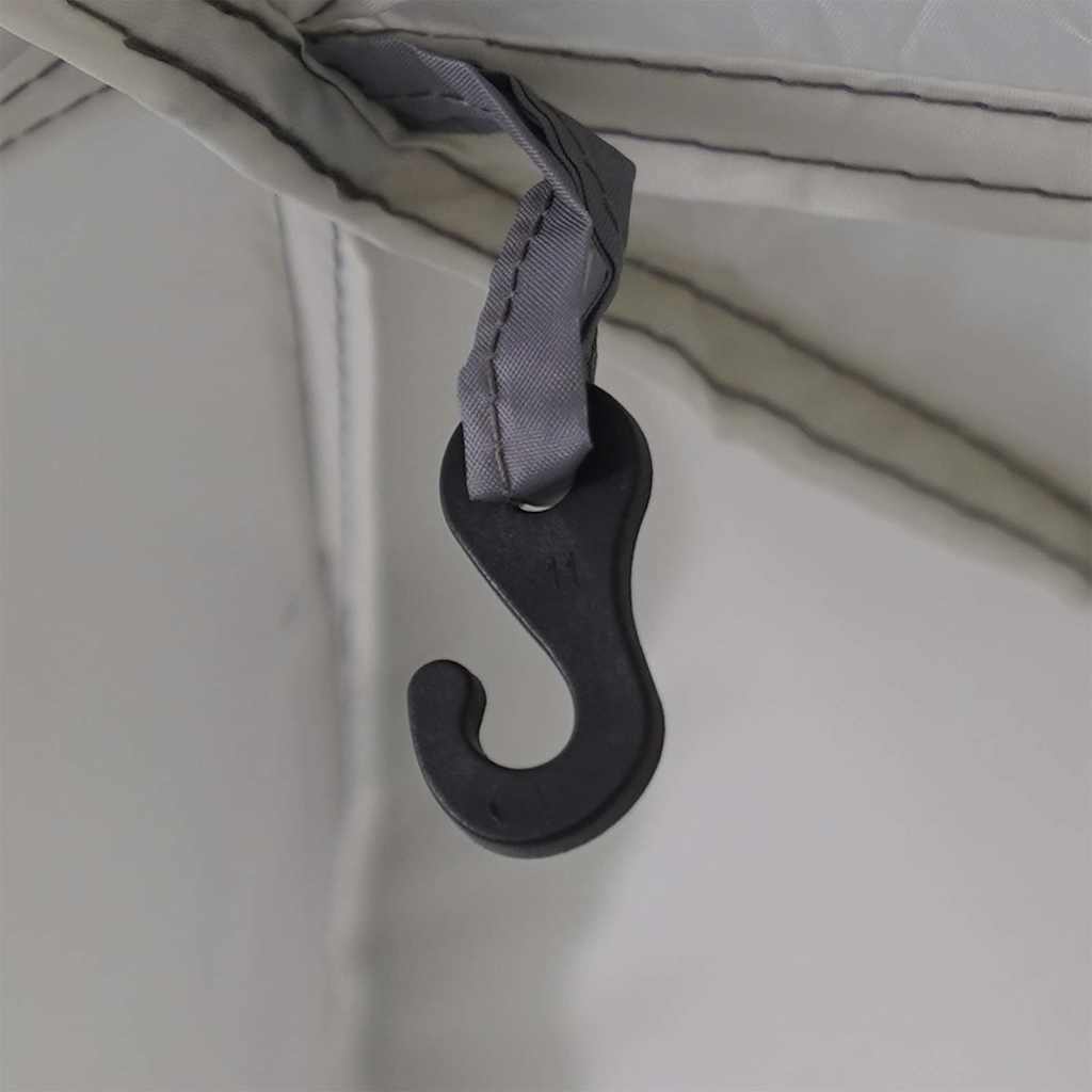 Festtelt vandtæt - grå, 618 x 618 x 277 cm, 1, x - number 7.