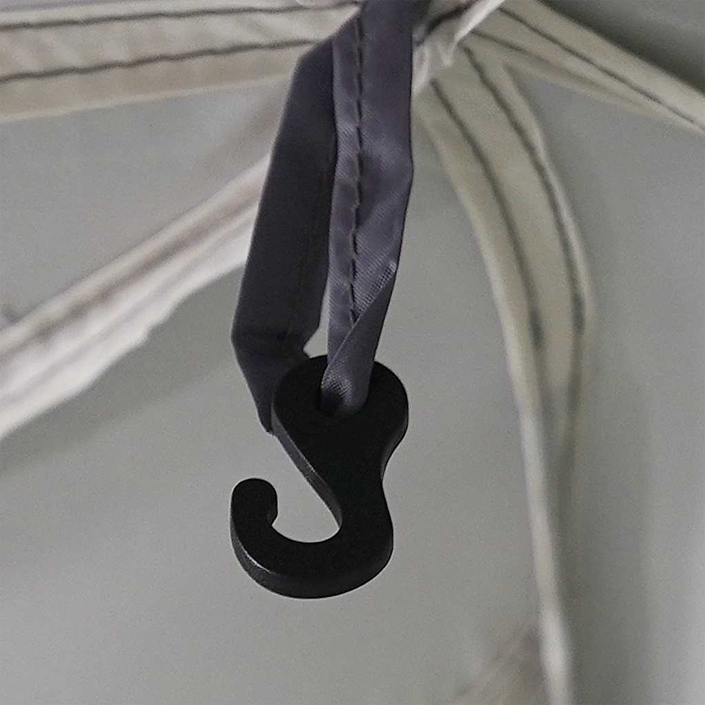 Pooltelt med aftagelig flue og netvægge - grå, 510 x 510 cm, 1, x - number 9.