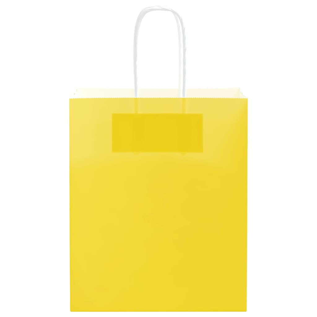 Snaga papirnate vrećice par. s ručkom - žuta, 18 x 8 x 22 cm, 250 - number 5.