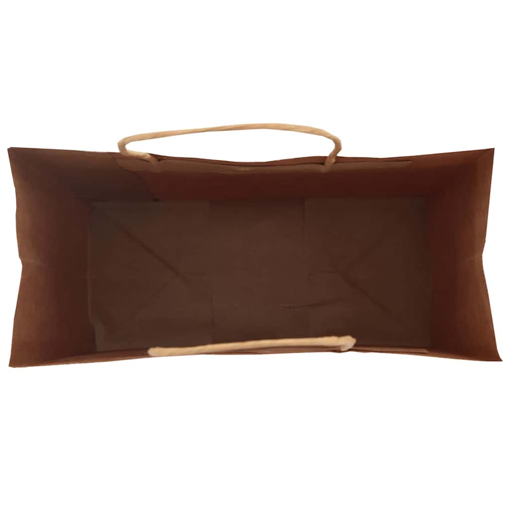 Vreće od kraft papira kom. sa ručkom - plava, 18 x 8 x 22 cm, 50 - number 8.