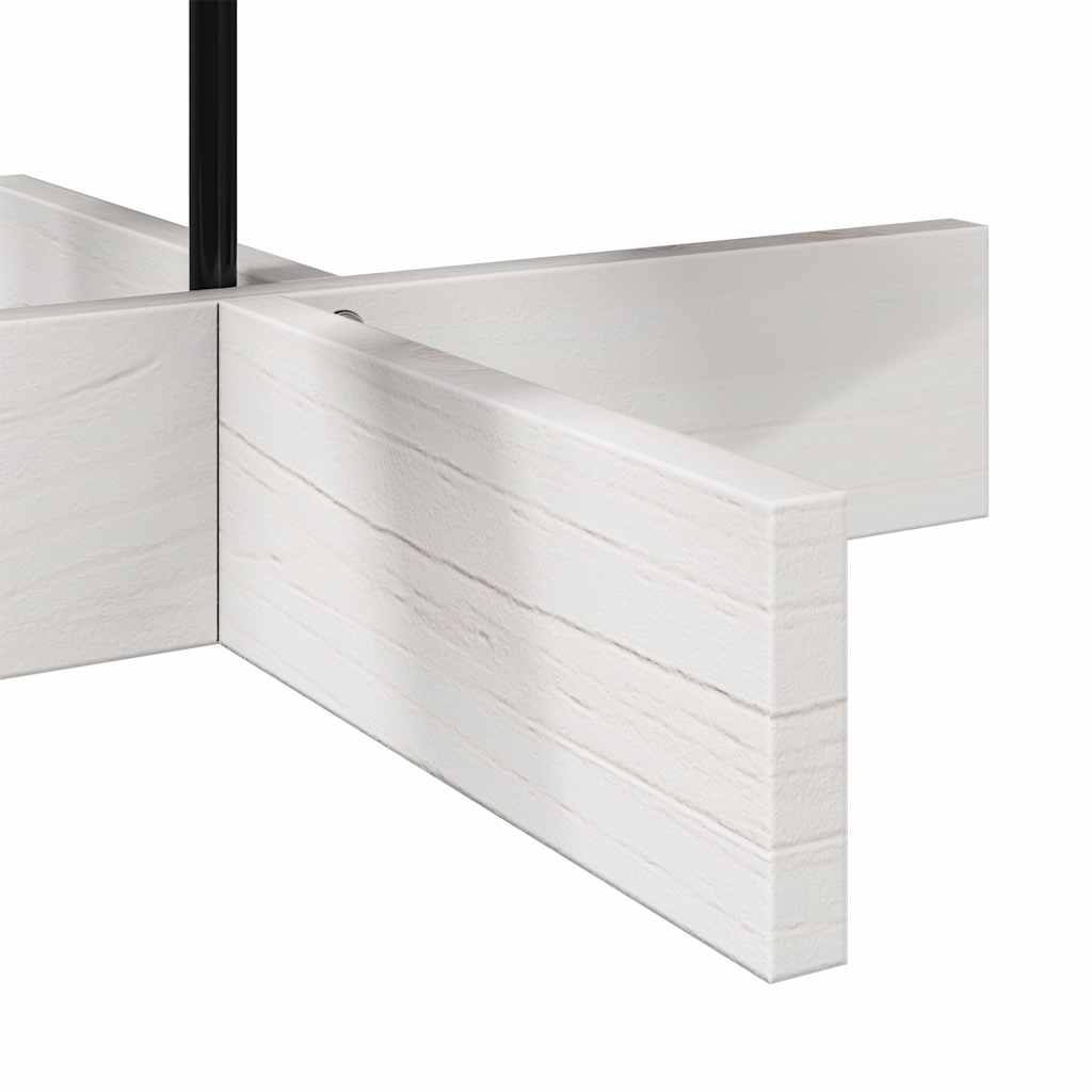 Dekorationstræ til jul massivt fyrretræ - hvid, 100 cm, 1, x - number 6.