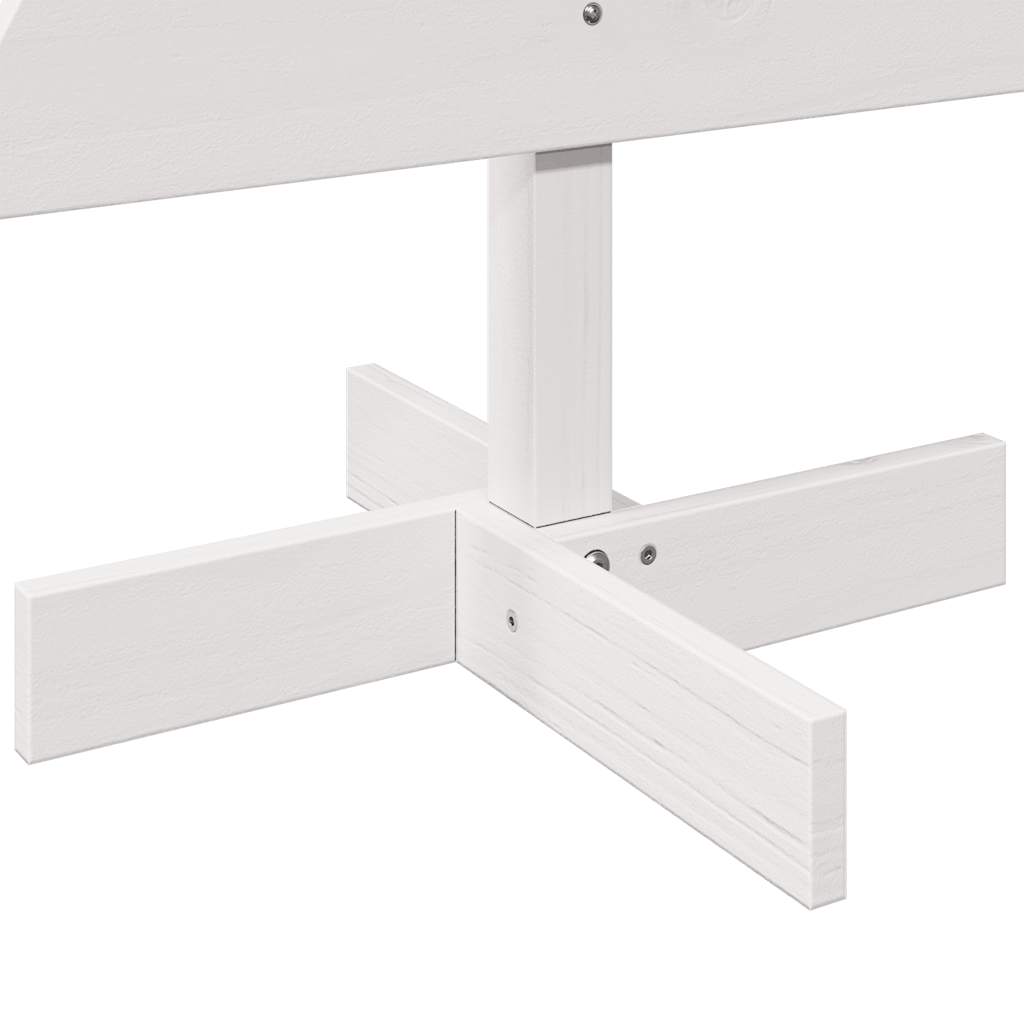 Dekorationstræ til jul massivt fyrretræ - hvid, 100 cm, 1, x - number 6.