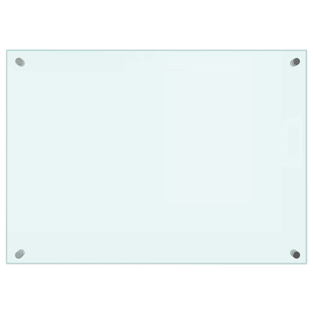 Stænkplader stk. hærdet glas - hvid, 70 x 50 cm, 2 - number 4.