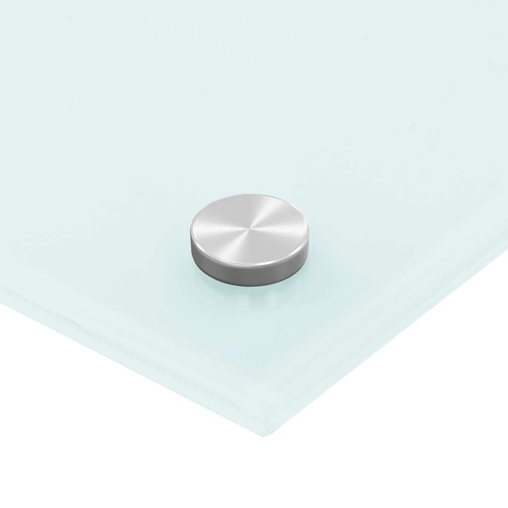 Stænkplader stk. hærdet glas - hvid, 70 x 50 cm, 2 - number 7.