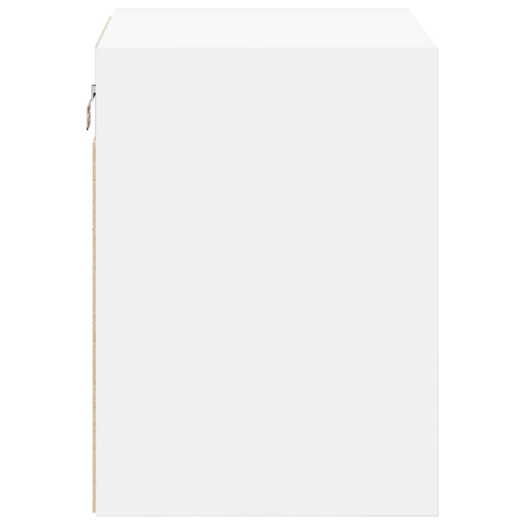 Zidni ormarić za garažu od drva - bijeli, 40 x 30 x 41 cm, 1 - number 7.