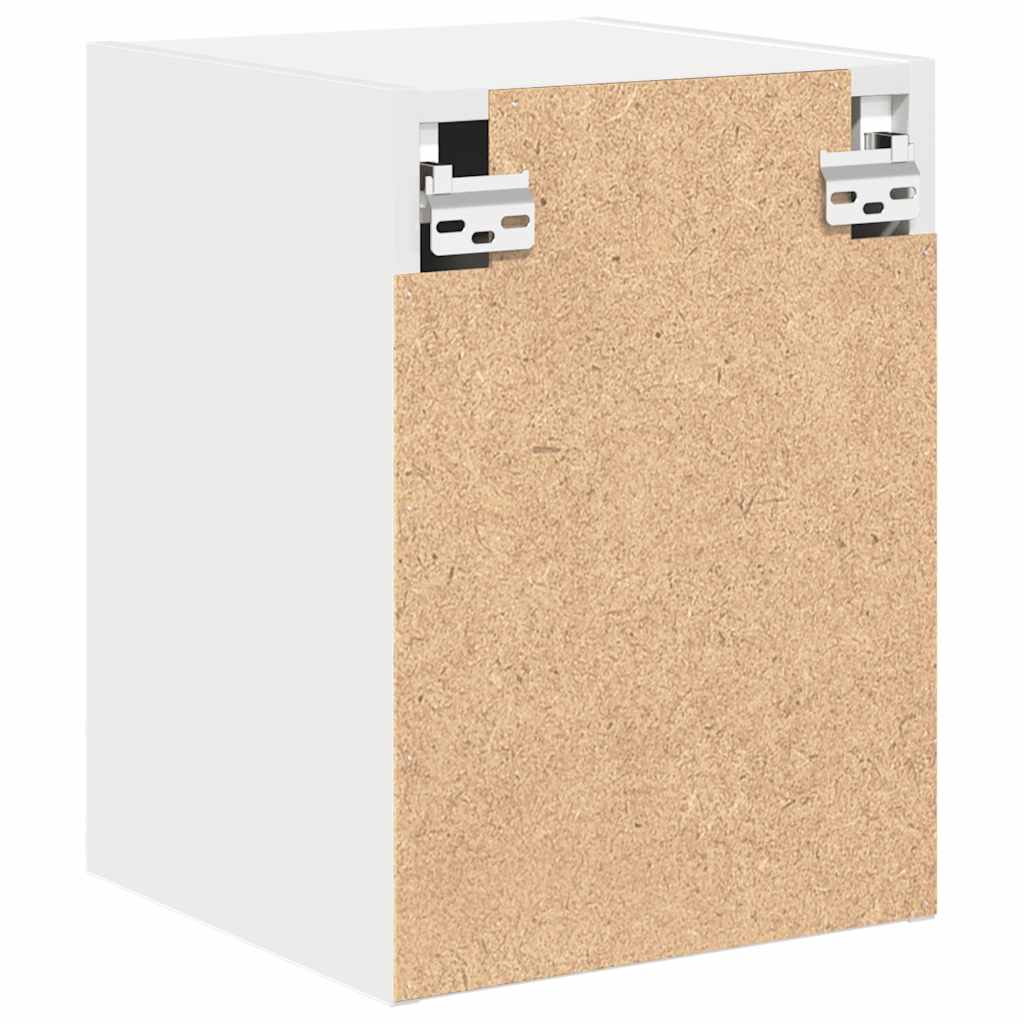 Zidni ormarići za garažna računala. izgrađeno drvo - bijelo, 30 x 30 x 41 cm, 2 - number 8.