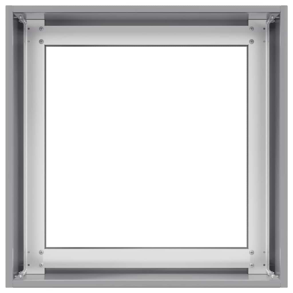 Sadilica - pocinčani čelik/siva, 40 x 40 x 40 cm, 1 - number 5.