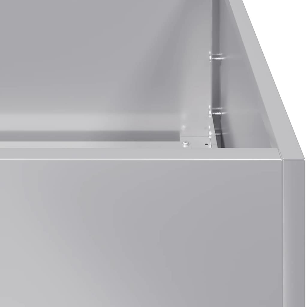 Sadilica - pocinčani čelik/siva, 40 x 40 x 40 cm, 1 - number 7.