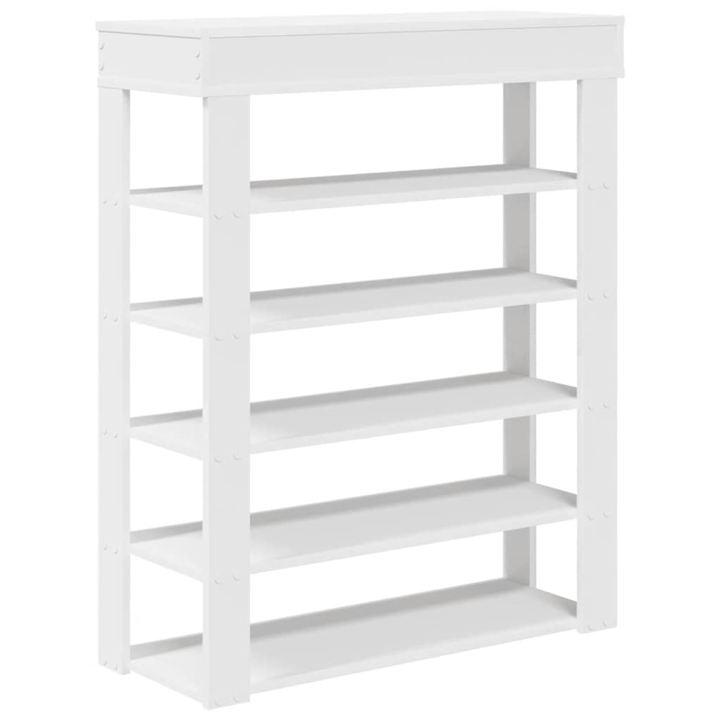 Shoe rack 80x30x98 cm engineered wood - white, 1, ooo 7 - number 6.