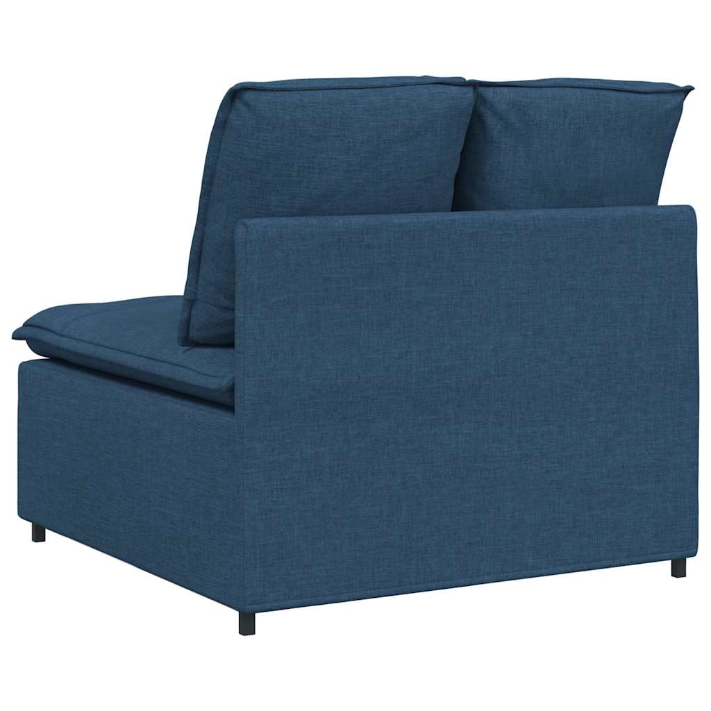Modulopbygget sofacentermodul med hynder 100 cm - blå, centre sofa - number 5.