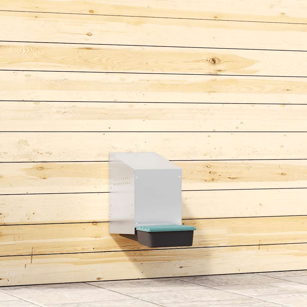 Nichoir pour les poulets 1 pièce en acier galvanisé mural - 26,5 x 50 x 46 cm - number 1.