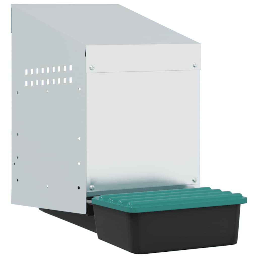 Nichoir pour les poulets 1 pièce en acier galvanisé mural - 26,5 x 50 x 46 cm - number 2.